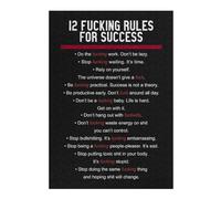 Rompecabezas Para Adolescentes 1000pcs(38x26cm) 12 Rules For Success Rompecabezas Para Adultos Juguetes Antiestrés Desafío Difícil Juego Desafiante Regalos 1000pcs(38x26cm)