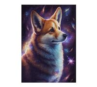 Rompecabezas Para Adolescentes 1000pcs(38x26cm) Cosmic Corgi Portrait-24 Rompecabezas Juego De Ingenio Una Obra De Arte Regalos Únicos De Cumpleaños Y Navidad 1000pcs(38x26cm)