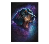 Rompecabezas Para Adolescentes 1000pcs(38x26cm) Cosmic Dachshund Portrait-2 Rompecabezas Para Adultos Juguetes Antiestrés Desafío Difícil Juego Desafiante Regalos 1000pcs(38x26cm)