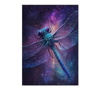 Rompecabezas Para Adolescentes 1000pcs(38x26cm) Cosmic Dragonfly Art Print-5 Rompecabezas Para Adultos Juguetes Antiestrés Desafío Difícil Juego Desafiante Regalos 1000pcs(38x26cm)