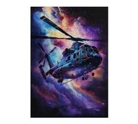 Rompecabezas Para Adolescentes 1000pcs(38x26cm) Cosmic Helicopter Flight-1 Rompecabezas Para Adultos Juegos Familiares Ensamblaje De Patrones Ayuda A Ejercitar El Cerebro 1000pcs(38x26cm)