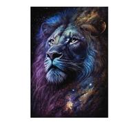 Rompecabezas Para Adolescentes 1000pcs(38x26cm) Cosmic Lion Art Print-21 Rompecabezas Para Adultos Juegos De Relajación Análisis Y Lógica Juegos Desafiantes Regalos 1000pcs(38x26cm)