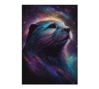 Rompecabezas Para Adolescentes 1000pcs(38x26cm) Cosmic Otter Portrait-4 Rompecabezas Juego De Ingenio Una Obra De Arte Regalos Únicos De Cumpleaños Y Navidad 1000pcs(38x26cm)