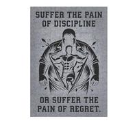 Rompecabezas Para Adolescentes 1000pcs(38x26cm) Discipline Vs Regret - Fitness Motivation Rompecabezas Juegos Relajantes Difícil Difícil Y Desafiante 1000pcs(38x26cm)