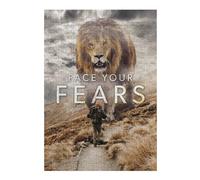 Rompecabezas Para Adolescentes 1000pcs(38x26cm) Face Your Fears Vs Lion Rompecabezas Juguetes Antiestrés Difíciles Regalos De Cumpleaños Y Únicos 1000pcs(38x26cm)