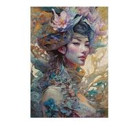 Rompecabezas Para Adolescentes 1000pcs(38x26cm) Fantasy Floral Artwork-2 Rompecabezas Para Adultos Juegos De Relajación Análisis Y Lógica Juegos Desafiantes Regalos 1000pcs(38x26cm)