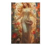 Rompecabezas Para Adolescentes 1000pcs(38x26cm) Fantasy Garden Goddess Rompecabezas Para Adultos Juegos Familiares Ensamblaje De Patrones Ayuda A Ejercitar El Cerebro 1000pcs(38x26cm)