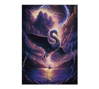 Rompecabezas Para Adolescentes 1000pcs(38x26cm) Fantasy Swan Storm Artwork Rompecabezas Para Adultos Juguetes Antiestrés Desafío Difícil Juego Desafiante Regalos 1000pcs(38x26cm)