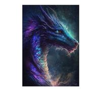 Rompecabezas Para Adolescentes 1000pcs(38x26cm) Galactic Dragon Artwork -3 Rompecabezas Para Adultos Juegos De Relajación Análisis Y Lógica Juegos Desafiantes Regalos 1000pcs(38x26cm)