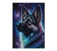Rompecabezas Para Adolescentes 1000pcs(38x26cm) Galactic Guardian Wolf Art Print Rompecabezas Para Adultos Juego Práctico Difícil Difícil Diversión Actividades En Casa, 1000pcs(38x26cm)