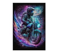 Rompecabezas Para Adolescentes 1000pcs(38x26cm) Galactic Motorcycle Ride -11 Rompecabezas Para Adultos Juguete Decoración De Pared Mejora La Memoria Juego Desafiante Regalos 1000pcs(38x26cm)