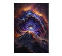 Rompecabezas Para Adolescentes 1000pcs(38x26cm) Galactic Mountain Aurora -1 Rompecabezas Para Adultos Juego Familiar Arte De Pared Regalos Únicos De Cumpleaños Y Navidad 1000pcs(38x26cm)