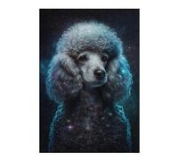 Rompecabezas Para Adolescentes 1000pcs(38x26cm) Galactic Poodle Portrait -2 Rompecabezas Para Adultos Juegos Familiares Corte De Precisión Actividades Divertidas En Casa 1000pcs(38x26cm)