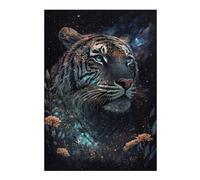 Rompecabezas Para Adolescentes 1000pcs(38x26cm) Galactic Tiger Portrait Rompecabezas Para Adultos Juegos De Relajación Análisis Y Lógica Juegos Desafiantes Regalos 1000pcs(38x26cm)