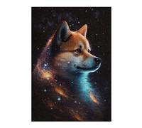Rompecabezas Para Adolescentes 1000pcs(38x26cm) Galactic Wolf Portrait -37 Rompecabezas Para Adultos Juego Práctico Difícil Difícil Diversión Actividades En Casa, 1000pcs(38x26cm)