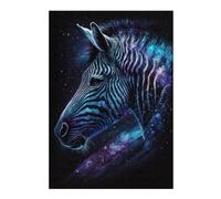 Rompecabezas Para Adolescentes 1000pcs(38x26cm) Galactic Zebra Art Print Rompecabezas Para Adultos Juegos Familiares Corte De Precisión Actividades Divertidas En Casa 1000pcs(38x26cm)