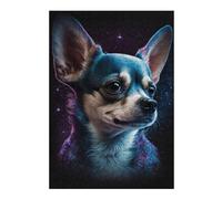 Rompecabezas Para Adolescentes 1000pcs(38x26cm) Galaxy Chihuahua Art Print -1 Rompecabezas Para Adultos Juego Familiar Arte De Pared Regalos Únicos De Cumpleaños Y Navidad 1000pcs(38x26cm)