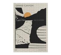 Rompecabezas Para Adolescentes 1000pcs(38x26cm) Grand Canyon National Park Minimalist Art Rompecabezas Para Adultos Juego Práctico Decoración De Pared Regalos De Navidad Y Cumpleaños 1000pcs(38x26cm)