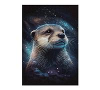 Rompecabezas Para Adolescentes 1000pcs(38x26cm) Otter in Space -1 Rompecabezas Para Adultos Juego Familiar Arte De Pared Regalos Únicos De Cumpleaños Y Navidad 1000pcs(38x26cm)
