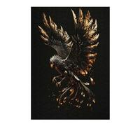 Rompecabezas Para Adolescentes 1000pcs(38x26cm) Phoenix Black Gold Rompecabezas Para Adultos Juegos De Relajación Análisis Y Lógica Juegos Desafiantes Regalos 1000pcs(38x26cm)