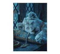Rompecabezas Para Adolescentes 1000pcs(38x26cm) Royal White Lion Cub Resting Rompecabezas Para Adultos Juguete Decoración De Pared Mejora La Memoria Juego Desafiante Regalos 1000pcs(38x26cm)