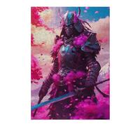 Rompecabezas Para Adolescentes 1000pcs(38x26cm) Samurai Neon Rompecabezas Juego De Ingenio Una Obra De Arte Regalos Únicos De Cumpleaños Y Navidad 1000pcs(38x26cm)