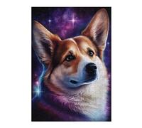 Rompecabezas Para Adolescentes 1000pcs(38x26cm) Space Corgi Celestial Companion Rompecabezas Para Adultos Juego Familiar Arte De Pared Regalos Únicos De Cumpleaños Y Navidad 1000pcs(38x26cm)