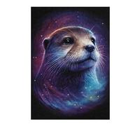 Rompecabezas Para Adolescentes 1000pcs(38x26cm) Space Otter Portrait -1 Rompecabezas Para Adultos Juego Familiar Arte De Pared Regalos Únicos De Cumpleaños Y Navidad 1000pcs(38x26cm)