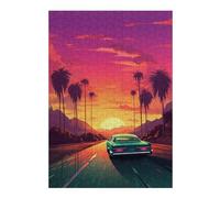 Rompecabezas Para Adolescentes 1000pcs(38x26cm) Sunset Road Adventure -1 Rompecabezas Juego De Ingenio Una Obra De Arte Regalos Únicos De Cumpleaños Y Navidad 1000pcs(38x26cm)