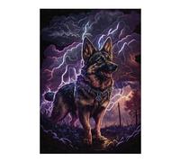 Rompecabezas Para Adolescentes 1000pcs(38x26cm) Thundering Canine Majesty -2 Rompecabezas Juego De Ingenio Una Obra De Arte Regalos Únicos De Cumpleaños Y Navidad 1000pcs(38x26cm)