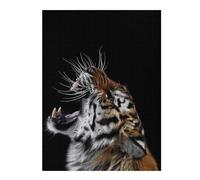 Rompecabezas Para Adolescentes 1000pcs(52x38cm) Angry Wild Tiger Poster Rompecabezas Para Adultos Juegos Familiares Corte De Precisión Actividades Divertidas En Casa 1000pcs(52x38cm)