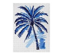 Rompecabezas Para Adolescentes 1000pcs(52x38cm) Blue Palm Tree Art Rompecabezas Juguetes Antiestrés Difíciles Regalos De Cumpleaños Y Únicos 1000pcs(52x38cm)