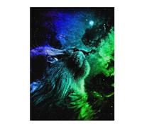 Rompecabezas Para Adolescentes 1000pcs(52x38cm) Cat Galaxy 2 Rompecabezas Para Adultos Juego Familiar Arte De Pared Regalos Únicos De Cumpleaños Y Navidad 1000pcs(52x38cm)