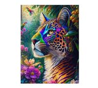 Rompecabezas Para Adolescentes 1000pcs(52x38cm) Colorful Amazon Jaguar Rompecabezas Para Adultos Juego Familiar Arte De Pared Regalos Únicos De Cumpleaños Y Navidad 1000pcs(52x38cm)