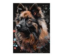 Rompecabezas Para Adolescentes 1000pcs(52x38cm) Colorful Dog Portrait Art Print -2 Rompecabezas Para Adultos Juguetes Antiestrés Desafío Difícil Juego Desafiante Regalos 1000pcs(52x38cm)