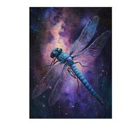 Rompecabezas Para Adolescentes 1000pcs(52x38cm) Cosmic Dragonfly Art Print-4 Rompecabezas Para Adultos Juegos Familiares Ensamblaje De Patrones Ayuda A Ejercitar El Cerebro 1000pcs(52x38cm)
