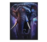 Rompecabezas Para Adolescentes 1000pcs(52x38cm) Cosmic Elephant Art Print-9 Rompecabezas Para Adultos Juegos Familiares Corte De Precisión Actividades Divertidas En Casa 1000pcs(52x38cm)