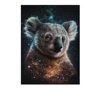 Rompecabezas Para Adolescentes 1000pcs(52x38cm) Cosmic Koala Portrait Rompecabezas Para Adultos Juguete Decoración De Pared Mejora La Memoria Juego Desafiante Regalos 1000pcs(52x38cm)