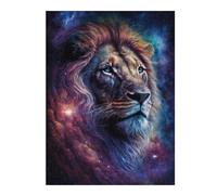 Rompecabezas Para Adolescentes 1000pcs(52x38cm) Cosmic Lion Art Print-14 Rompecabezas Para Adultos Juego Familiar Arte De Pared Regalos Únicos De Cumpleaños Y Navidad 1000pcs(52x38cm)