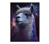 Rompecabezas Para Adolescentes 1000pcs(52x38cm) Cosmic Llama Portrait-16 Rompecabezas Para Adultos Juegos Familiares Ensamblaje De Patrones Ayuda A Ejercitar El Cerebro 1000pcs(52x38cm)