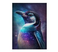 Rompecabezas Para Adolescentes 1000pcs(52x38cm) Cosmic Penguin Art Print Rompecabezas Juego De Ingenio Una Obra De Arte Regalos Únicos De Cumpleaños Y Navidad 1000pcs(52x38cm)