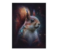 Rompecabezas Para Adolescentes 1000pcs(52x38cm) Cosmic Squirrel Art Print-11 Rompecabezas Juego De Ingenio Una Obra De Arte Regalos Únicos De Cumpleaños Y Navidad 1000pcs(52x38cm)
