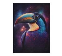 Rompecabezas Para Adolescentes 1000pcs(52x38cm) Cosmic Toucan Portrait Rompecabezas Juego De Ingenio Una Obra De Arte Regalos Únicos De Cumpleaños Y Navidad 1000pcs(52x38cm)