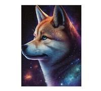 Rompecabezas Para Adolescentes 1000pcs(52x38cm) Cosmic Wolf Portrait Art Print Rompecabezas Para Adultos Juguetes Antiestrés Desafío Difícil Juego Desafiante Regalos 1000pcs(52x38cm)