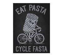 Rompecabezas Para Adolescentes 1000pcs(52x38cm) Eat Pasta Cycle Fasta, Funny Cyclist Bicycle Rompecabezas Para Adultos Juego Práctico Desafío Difícil Es Ideal Como Regalo 1000pcs(52x38cm)
