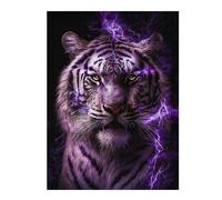 Rompecabezas Para Adolescentes 1000pcs(52x38cm) Electric Tiger Energy Art Print Rompecabezas Para Adultos Juguete Decoración De Pared Mejora La Memoria Juego Desafiante Regalos 1000pcs(52x38cm)