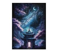 Rompecabezas Para Adolescentes 1000pcs(52x38cm) Enchanted Night Pagoda Scene -1 Rompecabezas Para Adultos Juguetes Antiestrés Desafío Difícil Juego Desafiante Regalos 1000pcs(52x38cm)
