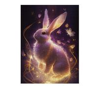 Rompecabezas Para Adolescentes 1000pcs(52x38cm) Enchanted Rabbit Fantasy Art Rompecabezas Para Adultos Juegos Familiares Corte De Precisión Actividades Divertidas En Casa 1000pcs(52x38cm)