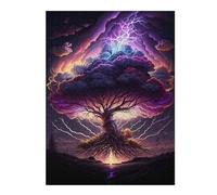 Rompecabezas Para Adolescentes 1000pcs(52x38cm) Enchanted Tree of Lightning Rompecabezas Para Adultos Juego Práctico Difícil Difícil Diversión Actividades En Casa, 1000pcs(52x38cm)