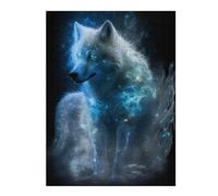 Rompecabezas Para Adolescentes 1000pcs(52x38cm) Enchanted Wolf Spirit Art Print -2 Rompecabezas Para Adultos Juegos Familiares Ensamblaje De Patrones Ayuda A Ejercitar El Cerebro 1000pcs(52x38cm)